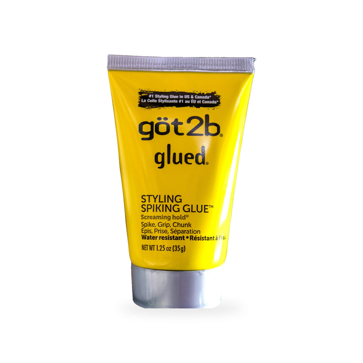Gel fijador göt2b Glued Styling Spiking Glue de fijación extrema, tubo amarillo de 35 g