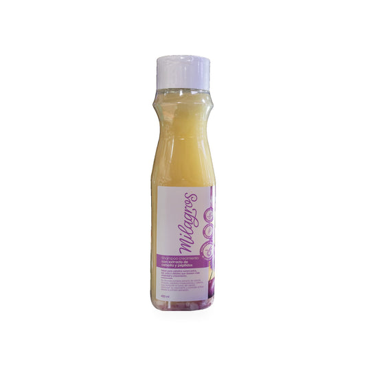 Shampoo Milagros de crecimiento con extracto de cebolla y péptidos, frasco de 450 ml