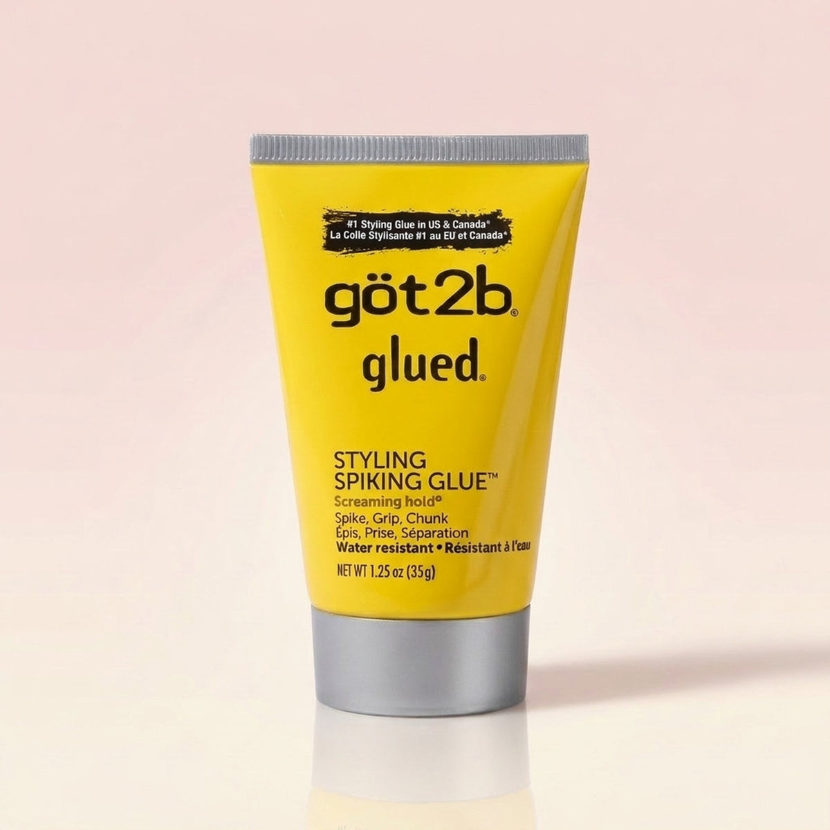 Gel fijador göt2b Glued Styling Spiking Glue de fijación extrema, tubo amarillo de 35 g