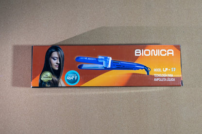 Caja de la plancha Lisfashion Biónica con tecnología para ampolleta líquida y 464 °F